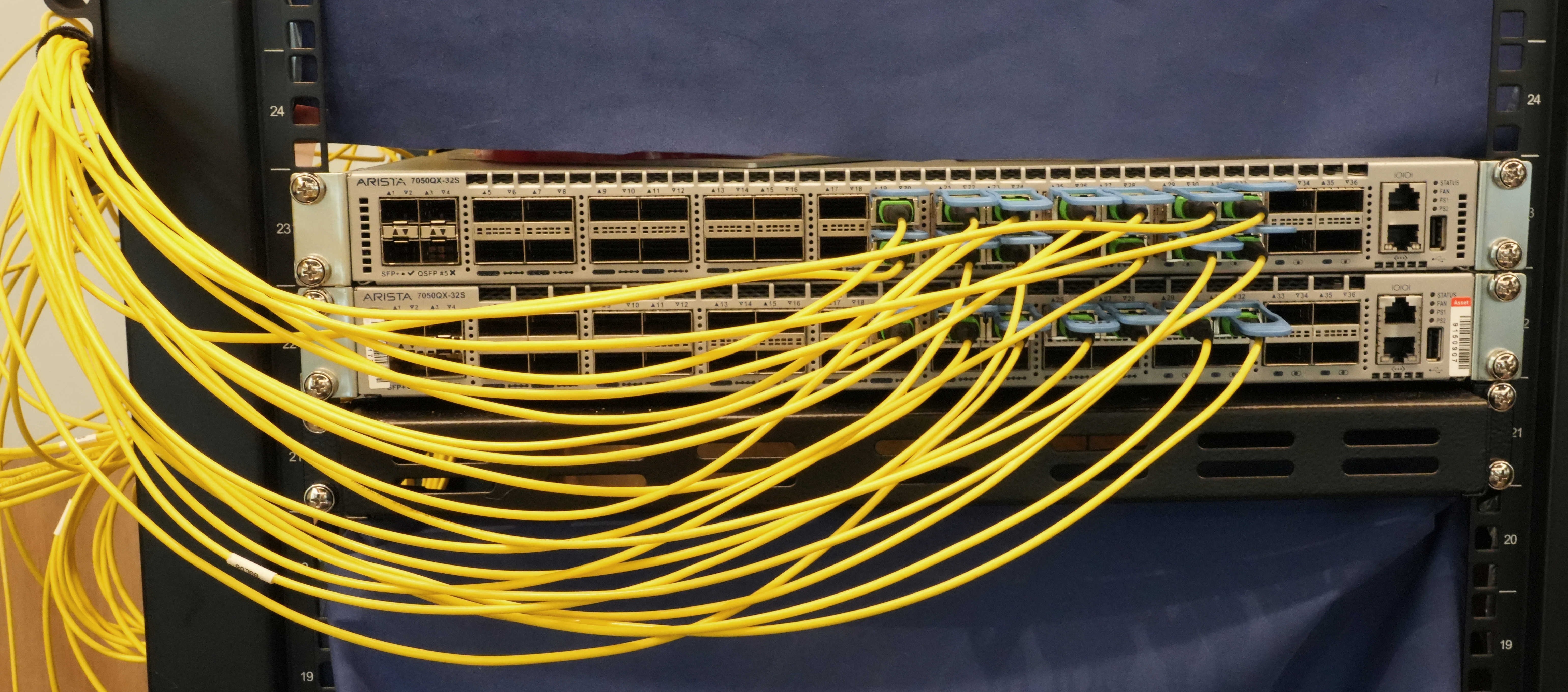 Semi-chaotic cabling